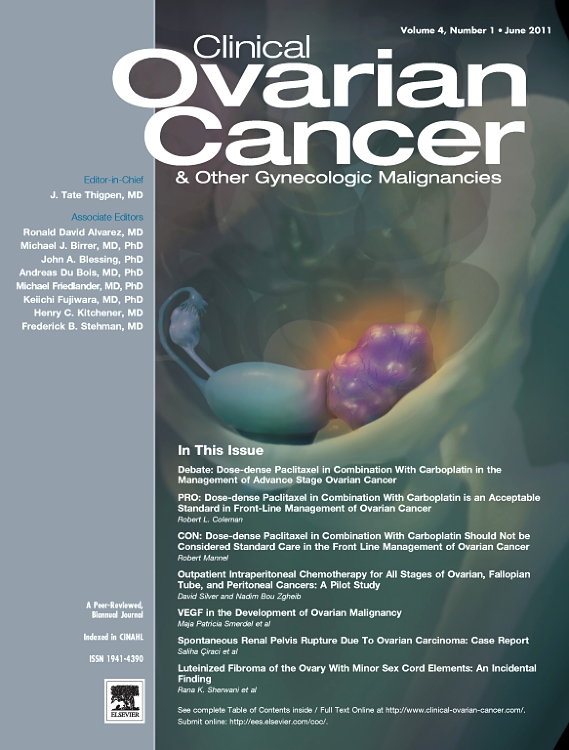 Go to journal home page - Clinical Ovarian Cancer